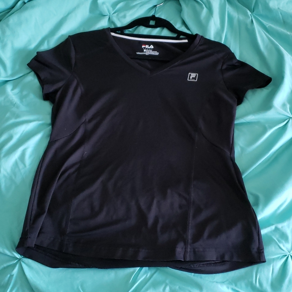 Black Fila Activewear Shirt